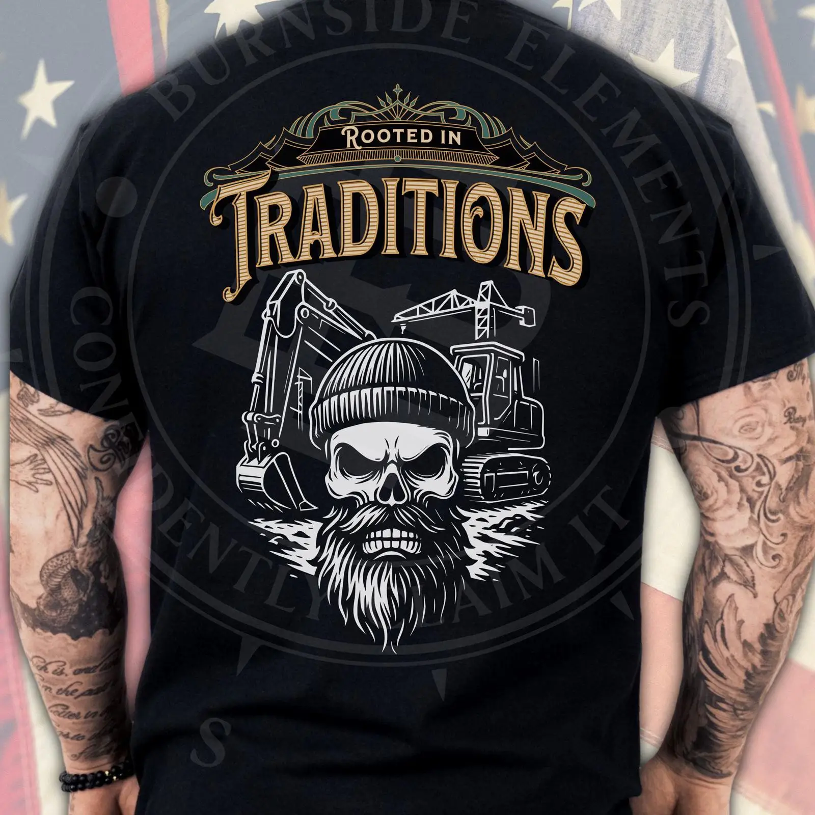 Heavy Equipment Washing - Heavy Equipment Operator T Shirt Blue