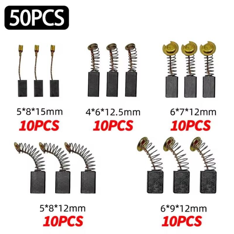50pcs Heavy-Duty Carbon Brush  - Heavy Equipment Grinder recension och pris
