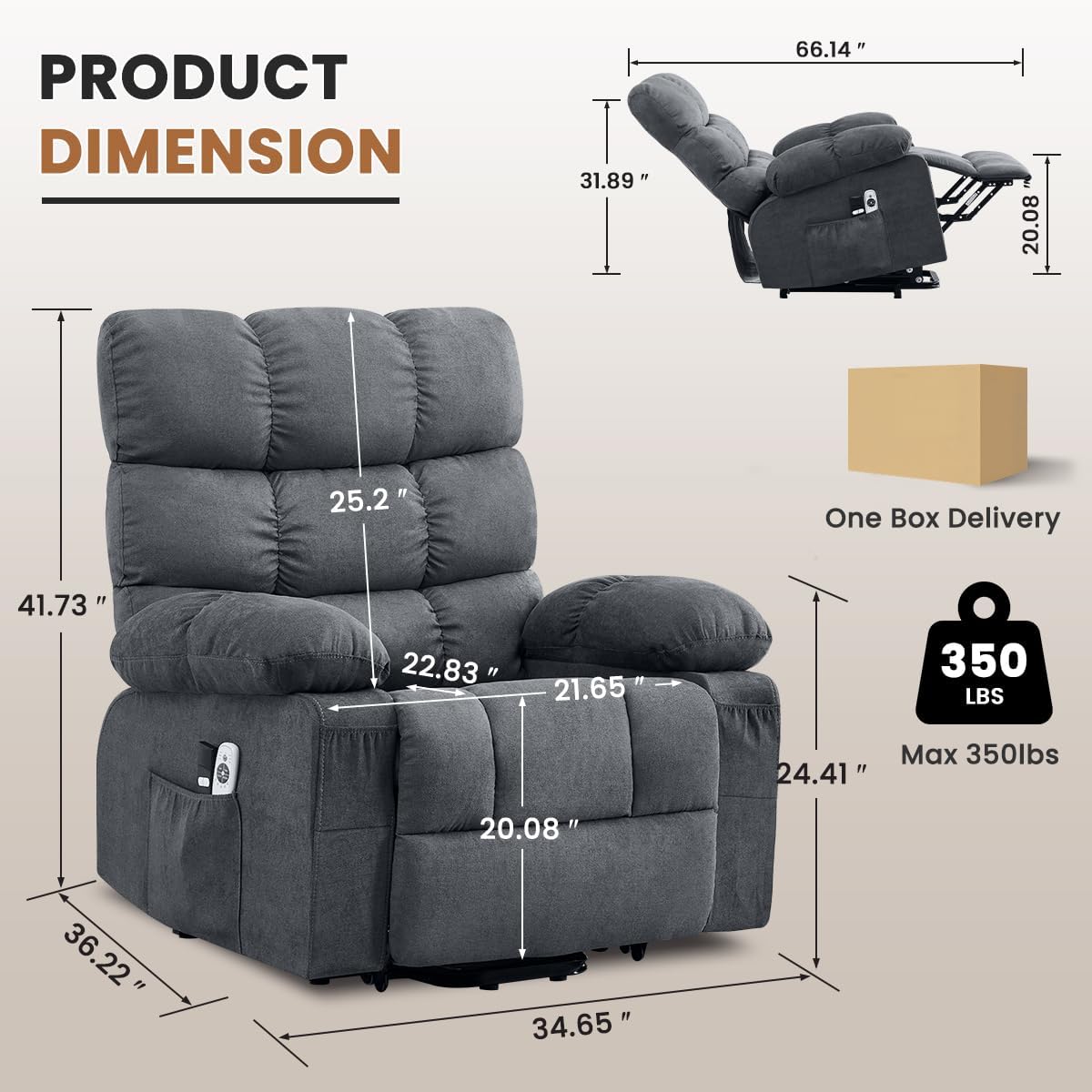 Power Lift Recliner Chair for  - Heavy Equipment Lift recension och pris