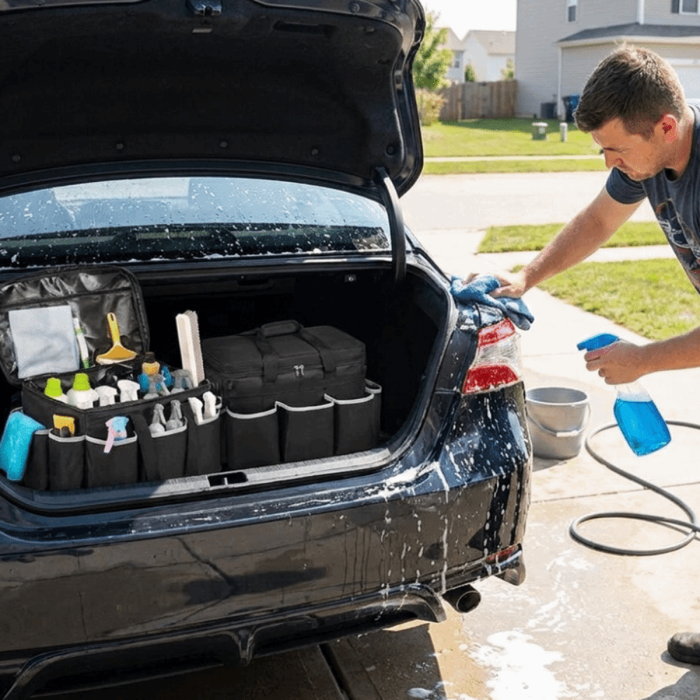 Waterproof Car Wash Tool Bag A - Heavy Equipment Washing recension och pris