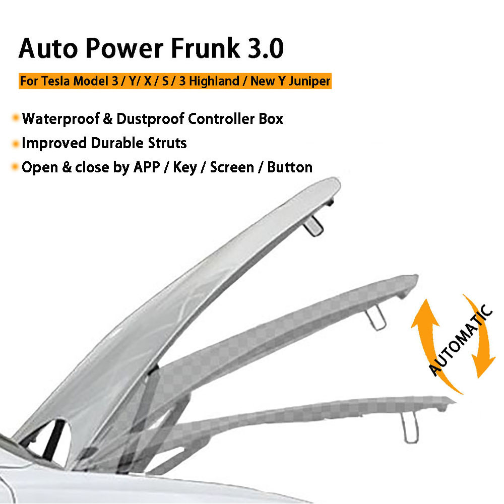 Auto Power Frunk 3.0 for Tesla - Heavy Equipment Lift recension och pris