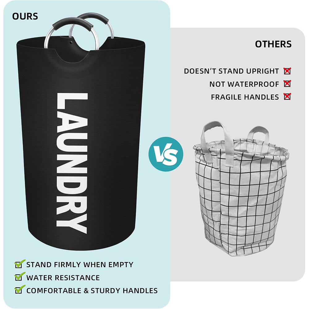 90L Large Collapsible Laundry  - Heavy Equipment Washing recension och pris