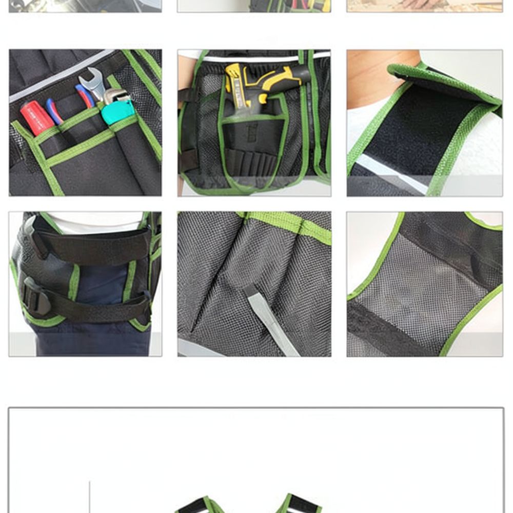Ergonomic Tool Vest Workwear F - Heavy Equipment Electrician recension och pris